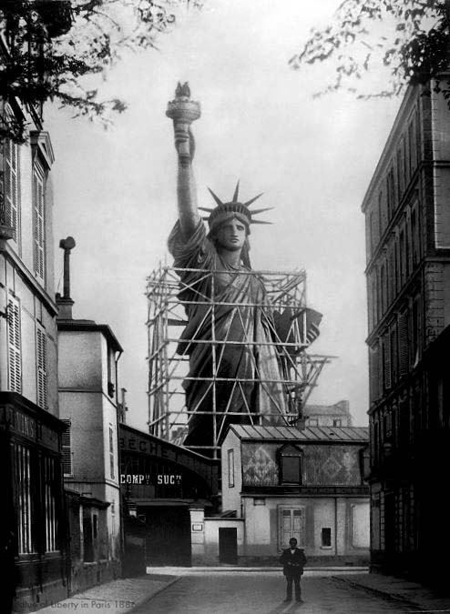Statue of Liberty's construction in Paris (also http://www.retronaut.co/2012/06/statue-of-liberty-in-paris-1877-1885/)