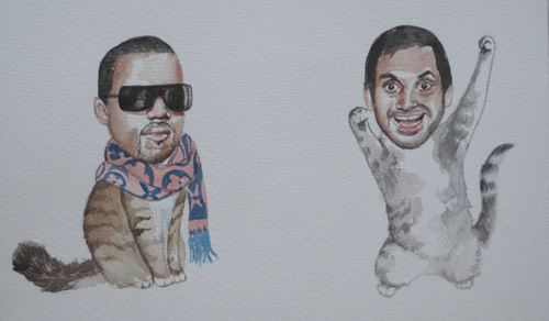 KanyeAzziz-Cats